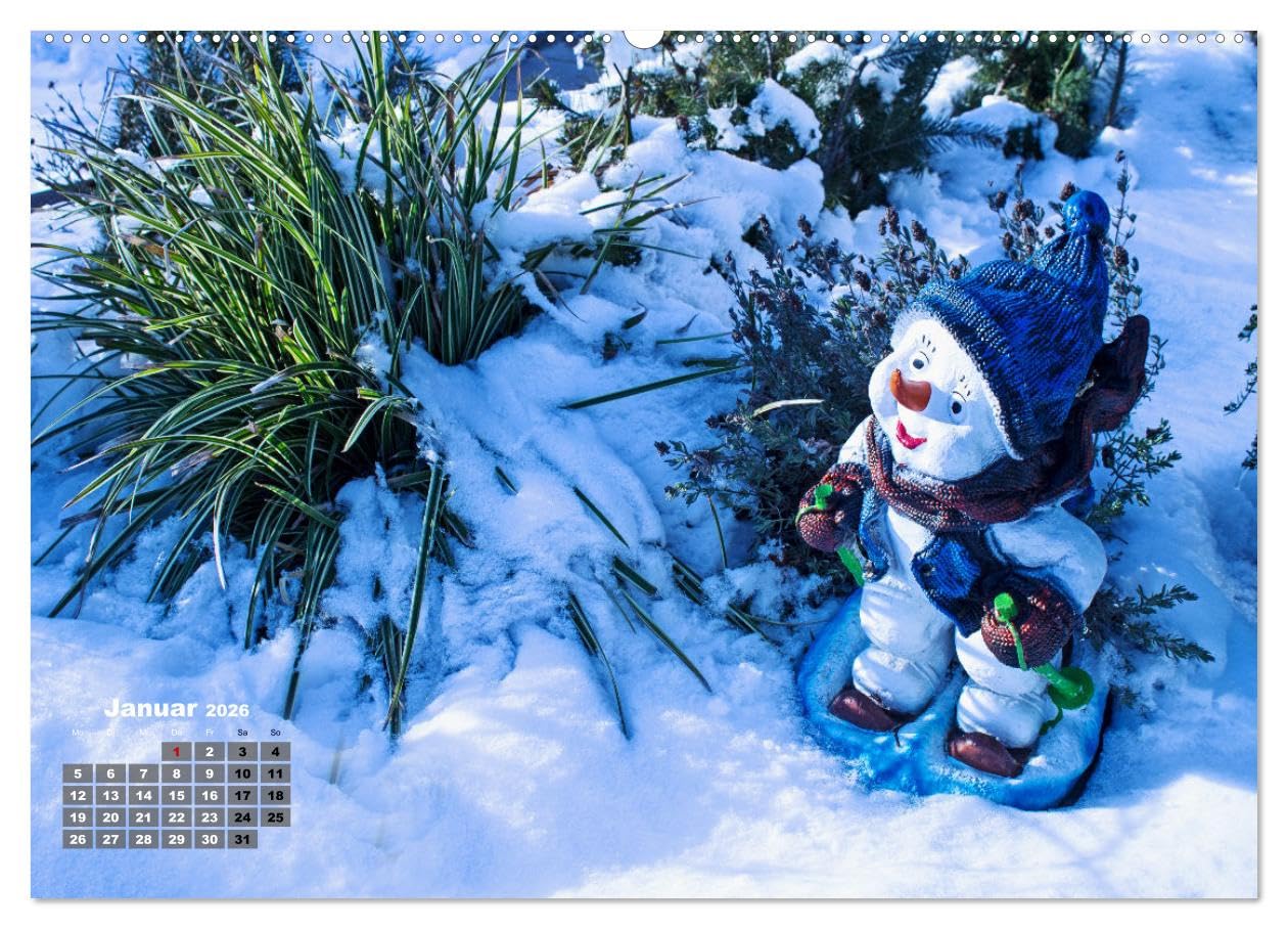 Mein Lustiger Garten, lach mal wieder (hochwertiger Premium Wandkalender 2026 DIN A2 quer), Kunstdruck in Hochglanz