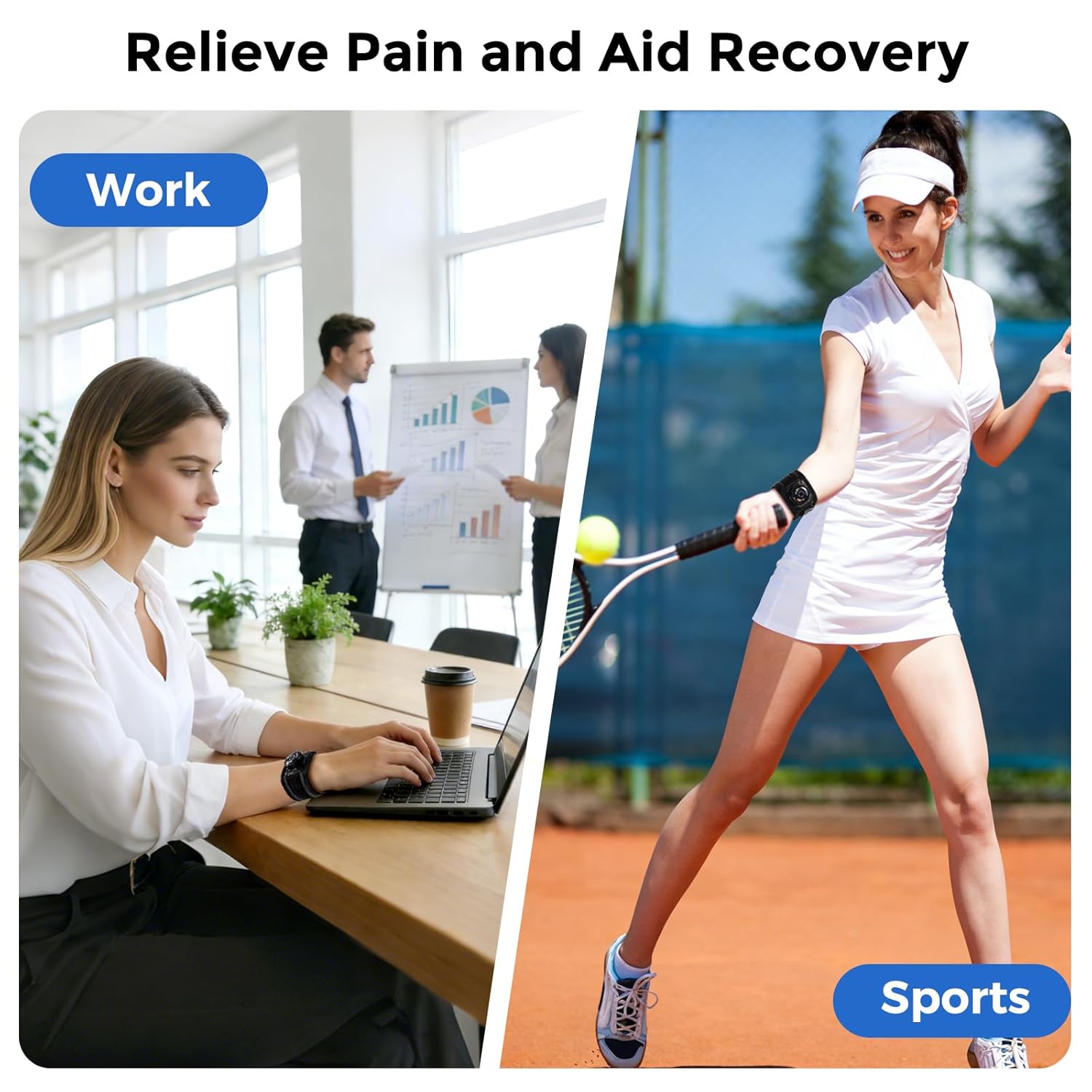 Wrist Brace with Adjustable Rotating Button - Stabilizer for TFCC Tears, Tendinitis, Ulnar Sided Wrist Pain, DRUJ Instability, Joint Support, Repetitive Wrist Use Injury (1 Pack)