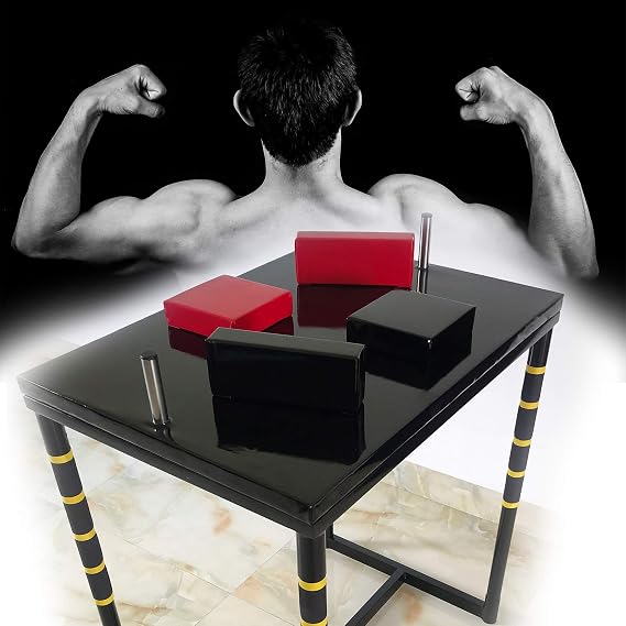 Arm Wrestling Equipment Table,Scratch-Resistant Leather, Thick EVA Foam Material Arm Wrestling Muscle Exerciser