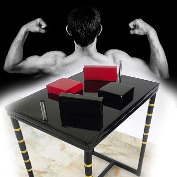 Arm Wrestling Equipment Table,Scratch-Resistant Leather, Thick EVA Foam Material Arm Wrestling Muscle Exerciser