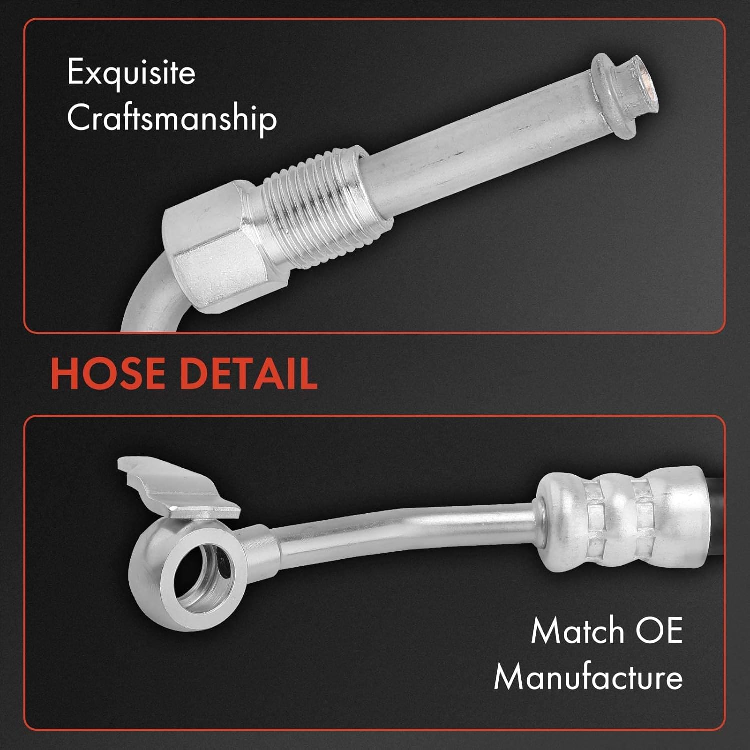 A-Premium Power Steering Hose Pressure Hose Line Assembly Compatible with Toyota Tacoma 2005-2019 L4 2.7L 4WD
