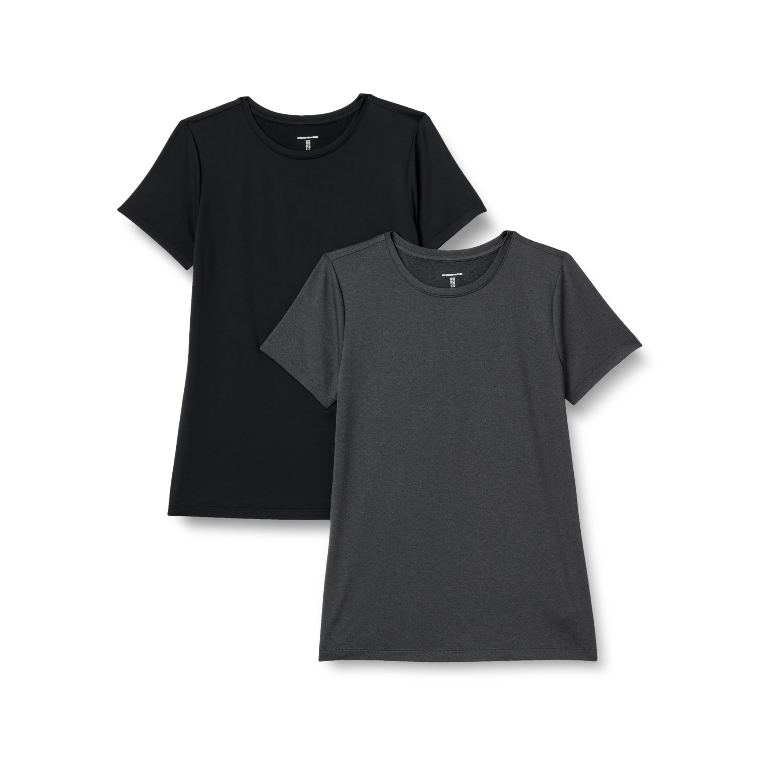 Amazon Essentials Damen Active Quick Dry Tech Stretch Kurzarm-T-Shirt mit Rundhalsausschnitt (in Übergröße erhältlich)