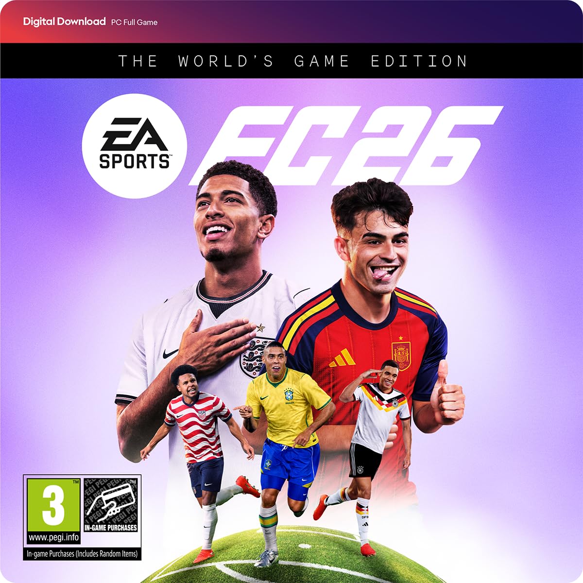 EA SPORTS FC 26 WORLD'S GAME Edition PCWin | Download Code EA App | VideoGame | English