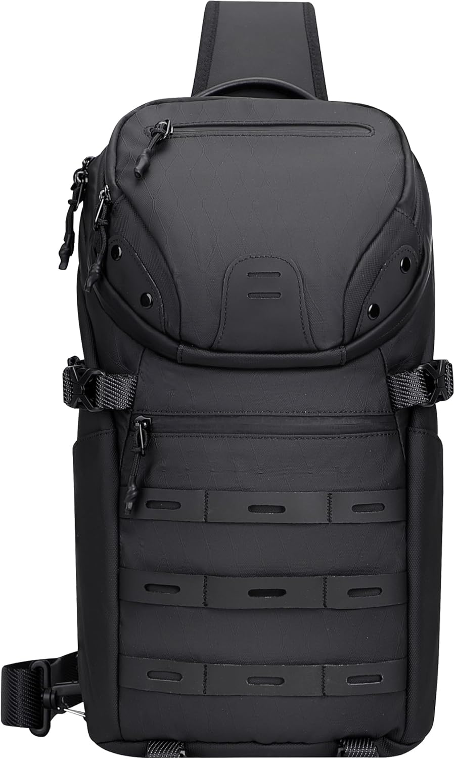 Sling Bag for Men Travel Crossbody Sling Bags Large Chest Shoulder Bags with Dual C... - Image 9