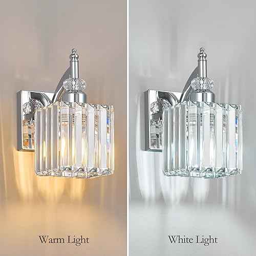 Miniatura 15 de Moderna lámpara de tocador de baño con 3 luces de cristal cromado sobre espejo para aplique de pared de baño Cromado,Oro,Negro Oro,Negro