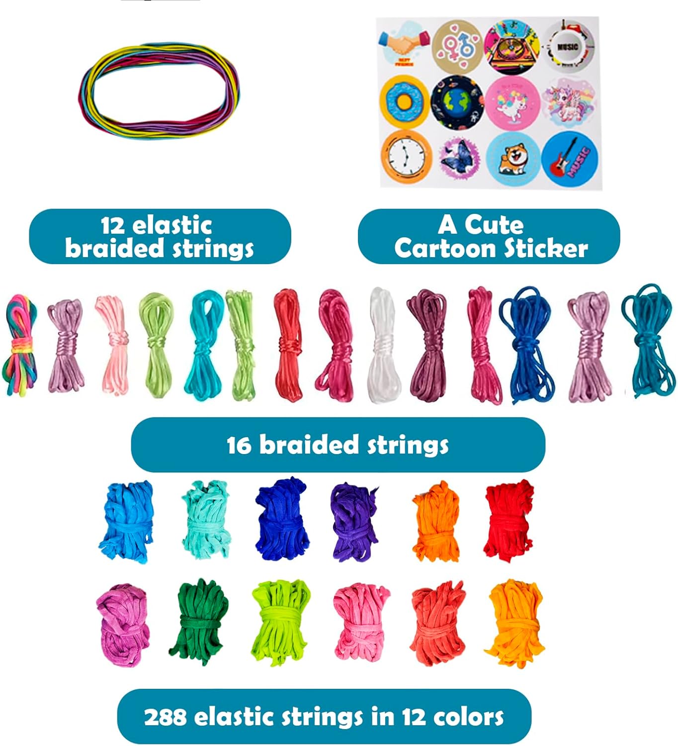 VividLife Weaving Loom Kit Toys Kit,2-in-1 Crafts for 6-12 Years Old Kids and Adults, Simple Pot mat Bracelet DIY Knitting Activities for Beginners. 288 Craft Cycles, 12 Colors, Travel Play Set. - Image 5