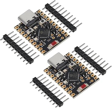 2Pcs ESP32-C6 Mini Development Board ESP32 Mini Development Board ESP32 C6 MCU Board WiFi Bluetooth Type C Core Processor Module