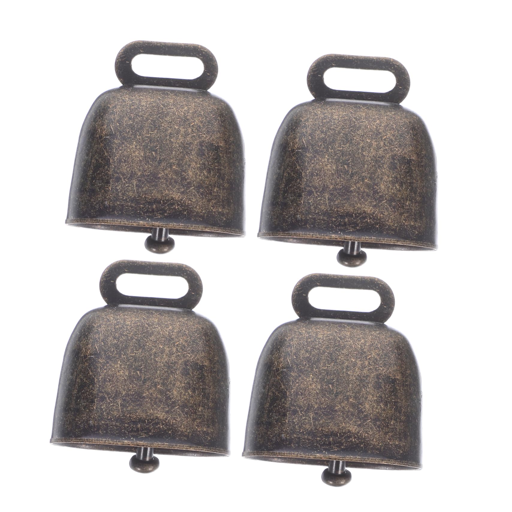Cloches en fer forgé pour bétail et ovins - Équipement agricole solide finition bronze