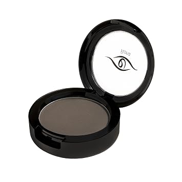 Eye Embrace Gray Eyebrow Powder, Hair Powder, Root Cover-Up Waterproof, Cruelty-Free (Flora dark brown-gray)