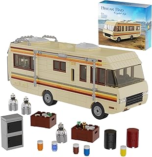 VONADO Break Bad Car Building Blocks, Creative House Van Building Bricks Kit Model for Gifts, Educational DIY Building Set Toy for Decoration Party Birthday Festival and Holiday(691 PCS)