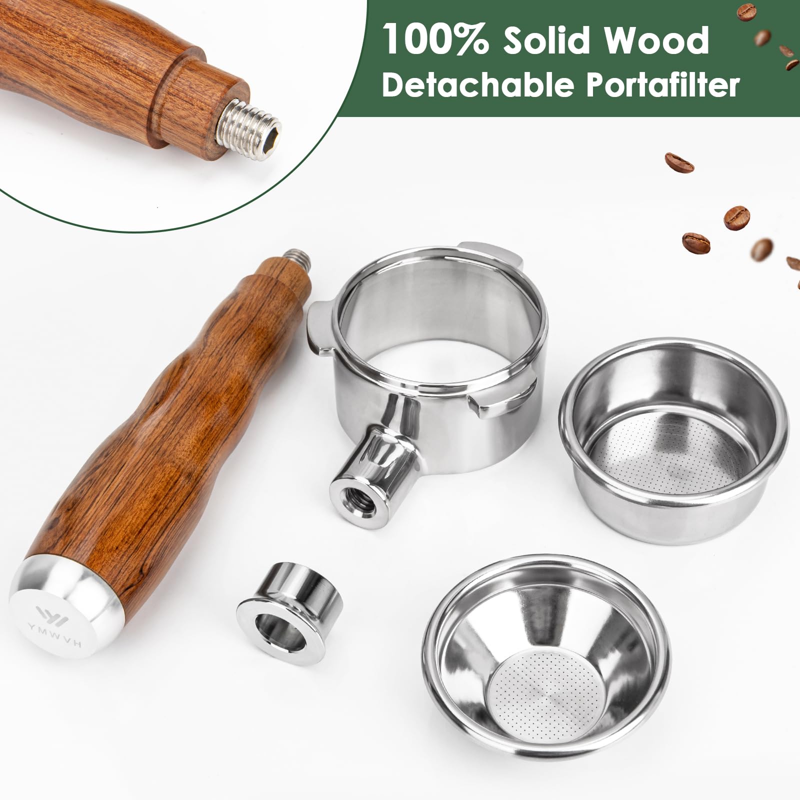 Stainless Steel Breville Infuser Bottomless Portafilter Barista