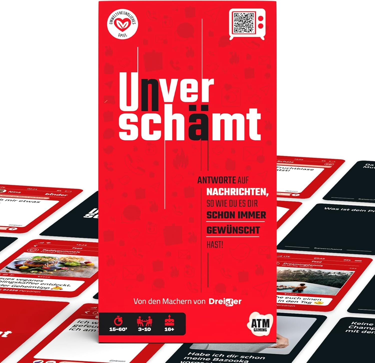UNVERSCHÄMT Board Games for Adults - Designed in Germany - Card Game with 480 Cards - Funny Party Games for Adults/Games for Adults - Gift Idea for Adults