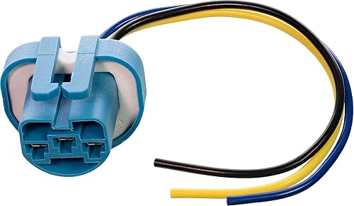 APDTY 95802 - Arnés de cableado para faros delanteros de alta temperatura, color blanco súper brillante, compatible con bombilla de cabeza 9004 o