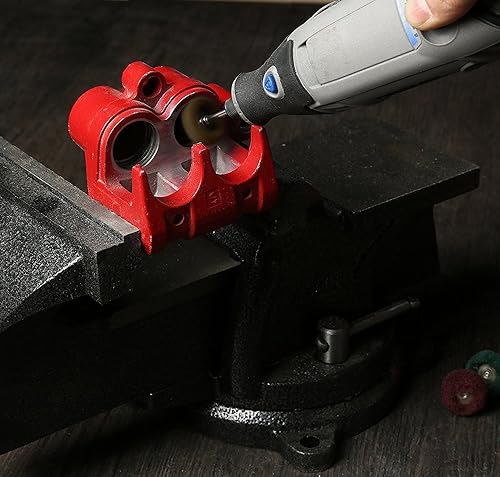 Miniatura 6 de Rocaris Ruedas de pulido abrasivo de grano 120 marrón de 1 pulgada para herramientas rotativas, vástago de 18 pulgadas (0.118 in), paquete de 50