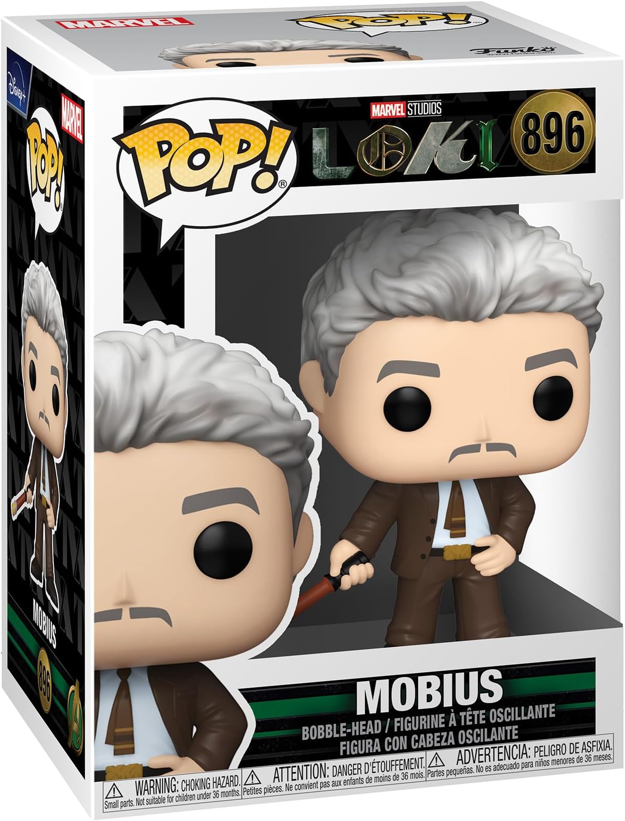 Pop! Marvel: Loki - Mobius - Collectable Vinyl Figure - Gift Idea - Official Merchandise - Toys for Kids & Adults - TV Fans - Model Figure for Collectors and Display