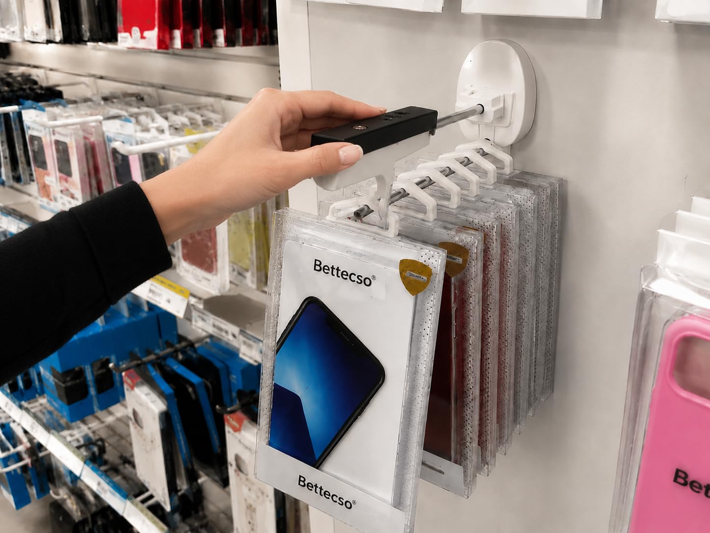 Magnetyczny Klucz S3 Kompatybilny z Systemami Alpha EAS | Do Alarmów Spider Wrap i Haków Ekspozycyjnych Retail N52 Detacher (S3)
