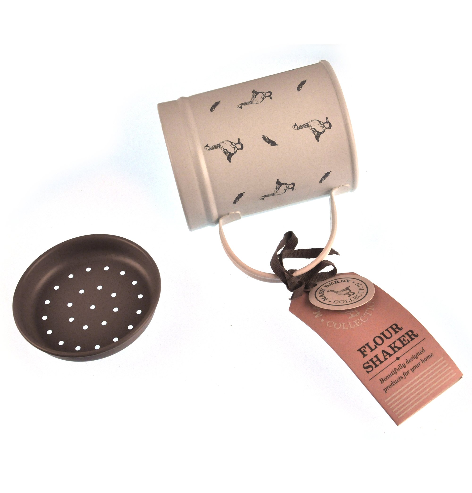 Flour Shaker Cake Baking Sugar Sifter Mary Berry Chocolate Kitchen Sprinkler
