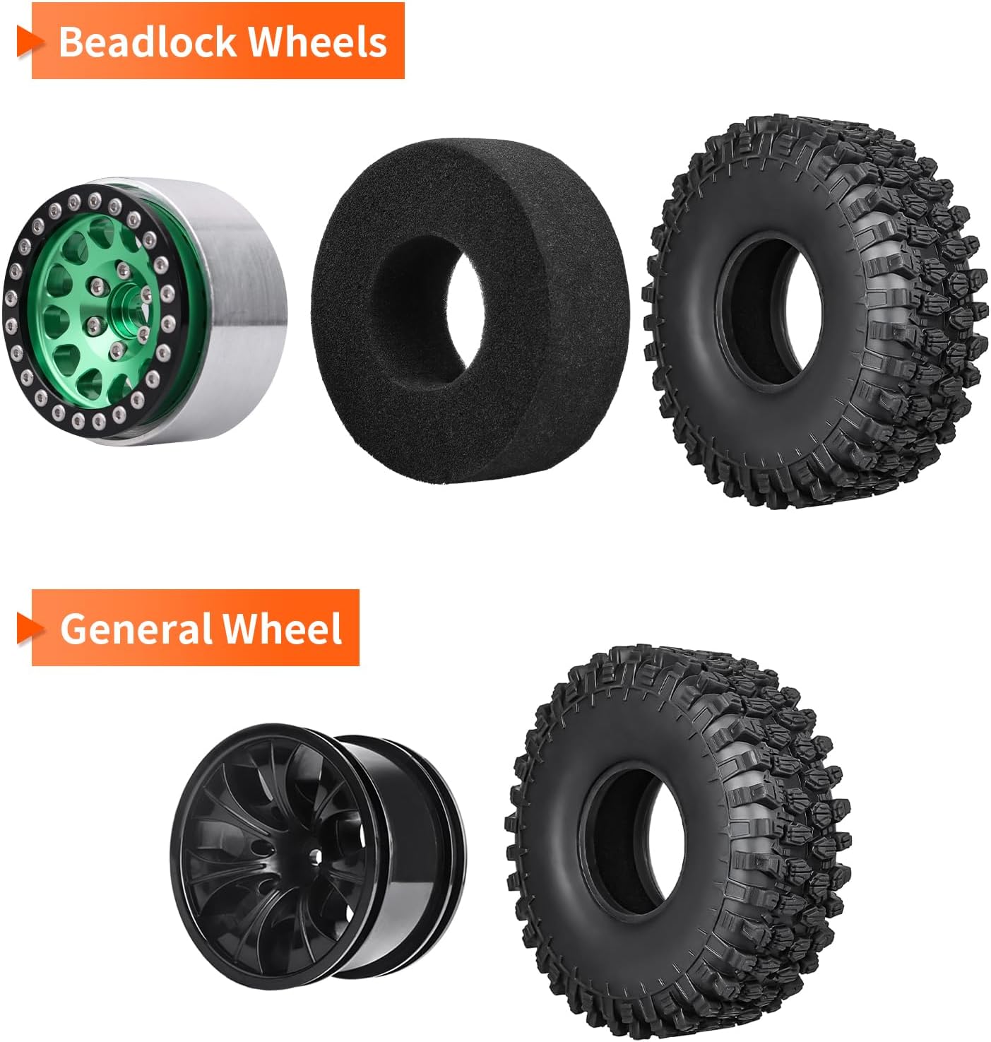 1.9 Tires - Ultimate Rock Crawler Performance for Axial SCX10 90047 SCX10 III AXI03007 TRX4 RC4WD Redcat Gen8 Crawler Car