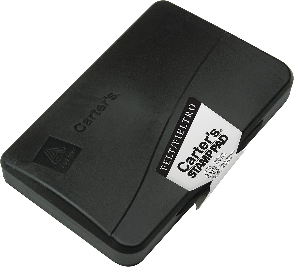 Carter's Felt Black Stamp Pad, 3.15 x 6.12 Inches (21082)
