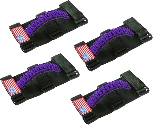 Miniatura 26 de Savadicar 2 x Asas de Agarre para Barra Antivuelco Manijas de Agarre para Jeep Wrangler YJ TJ JK JL y Gladiator JT 1987-2023, UTV, ATV, Accesorios