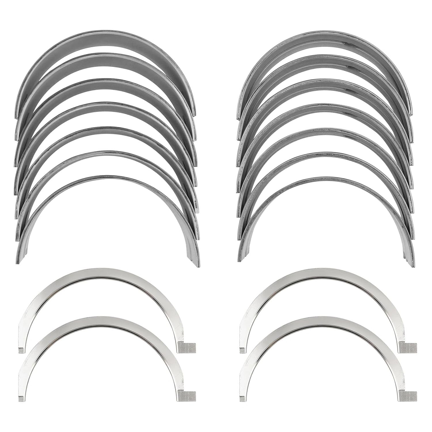Standard Main Bearing Kit Replacement Compatible with Cummins ISX Engine Replaces 3800298, PAI5406110, 171980