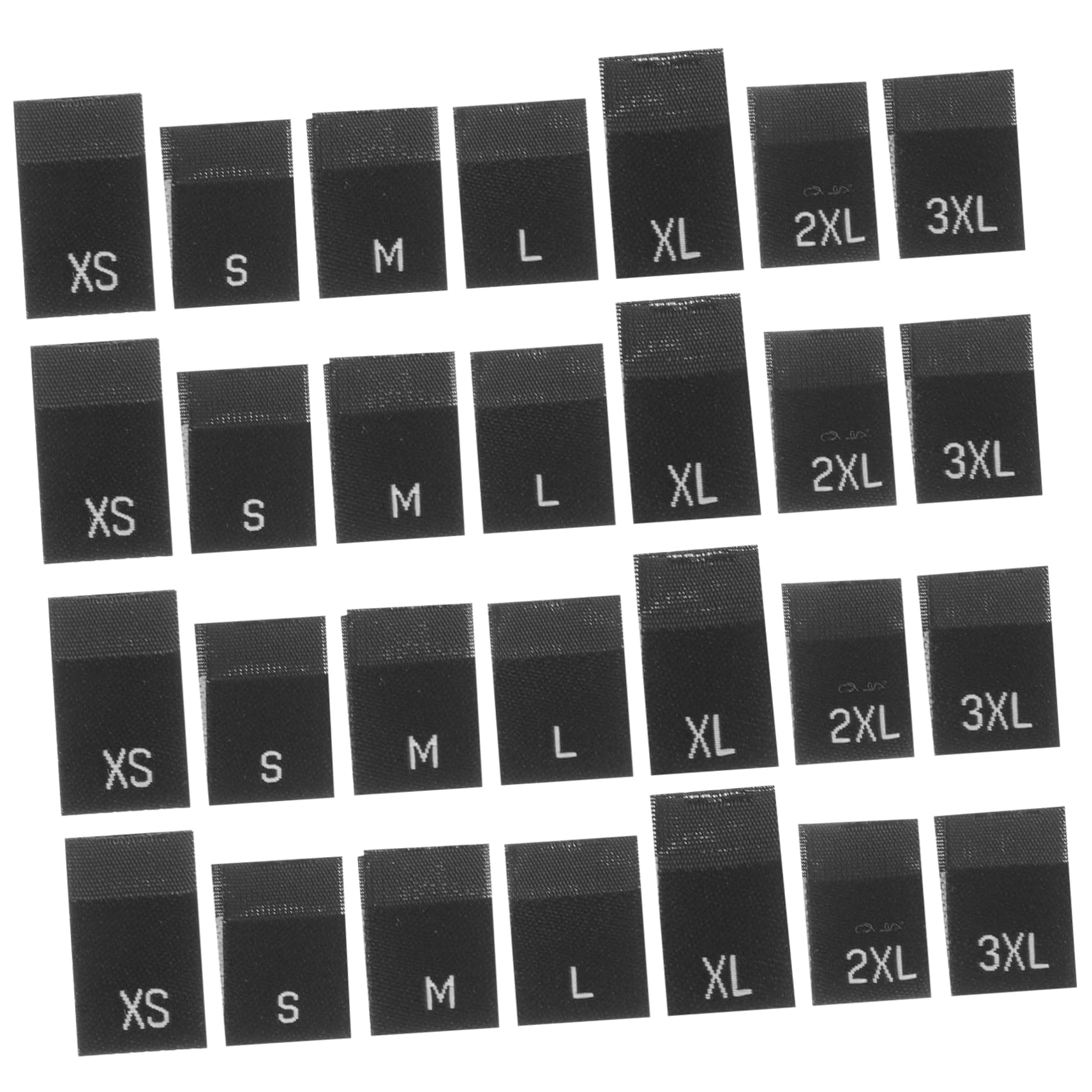 ULTECHNOVO 3500pièces Étiquettes Vêtements à Coudre De Étiquettes Tissu Pour Marquer Vêtements Identification Précise Et Lisible Pour Robes Chemises Pantalons Et Plus