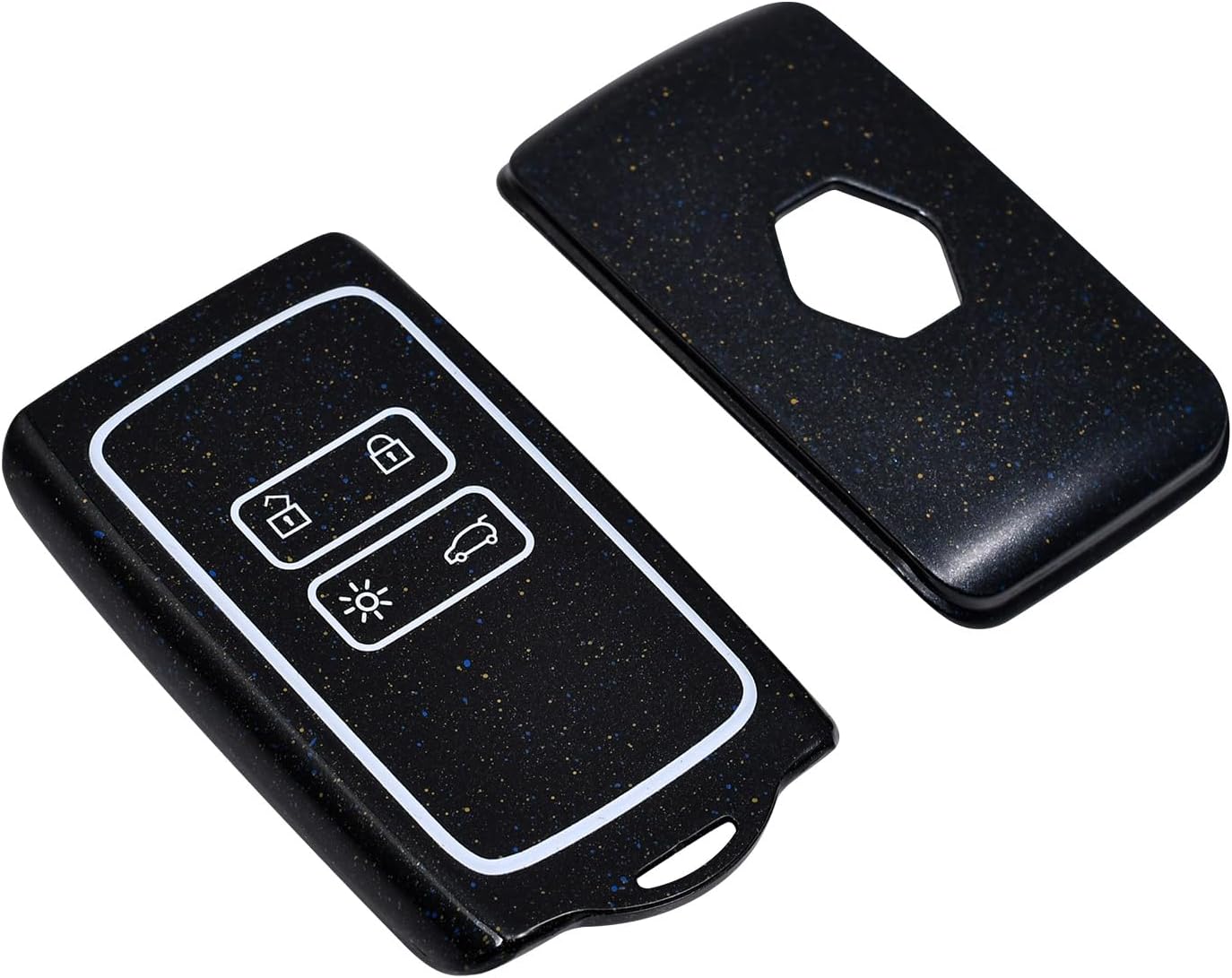 Car Key Case Precise Fit Key Shell, Compatible with Renault Clio/Megane/Duster/Captur/Kadjar/Zoe/Koleos/Scenic,Automotive Key Accessories