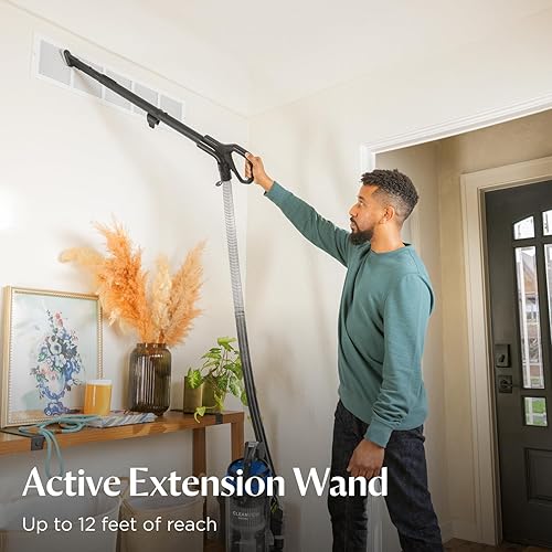 Miniatura 2 de Bissell CleanView Aspiradora giratoria con rodillo de cepillo de triple acción, dirección giratoria, varita de extensión, tanque de suciedad fácil