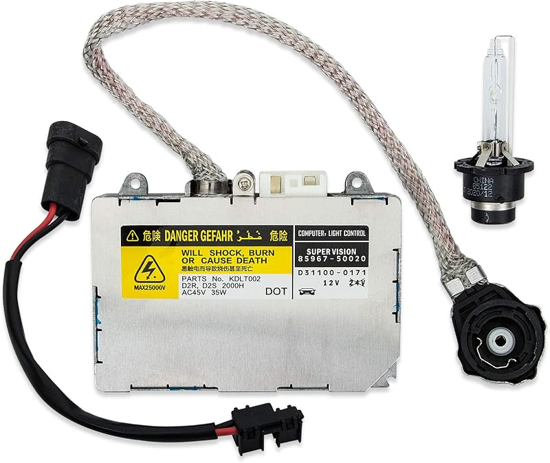 Reator de farol Xenon HID RANSOTO com lâmpada D2S – Kit