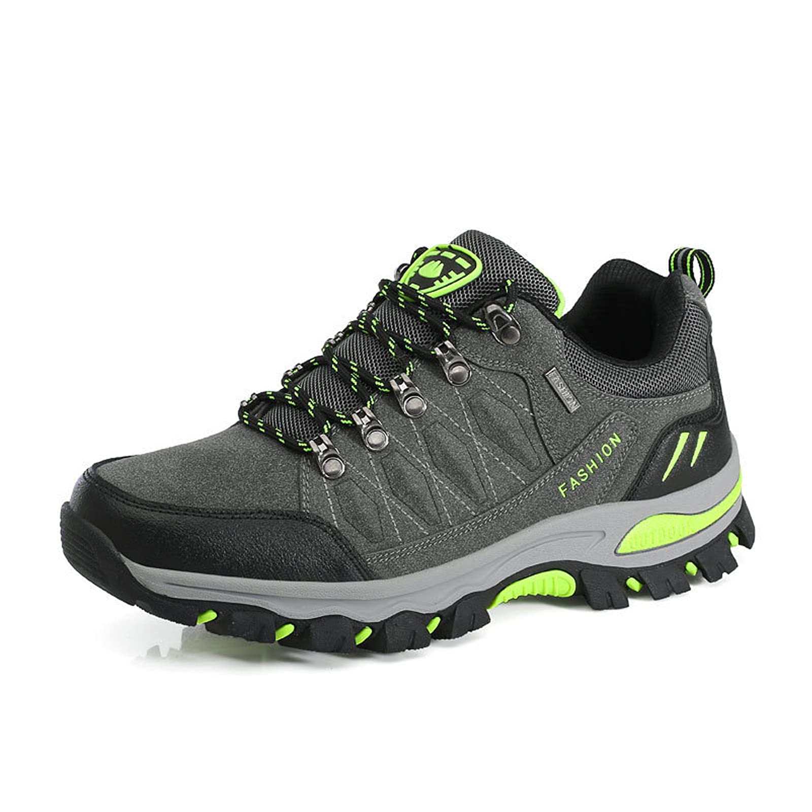 LZQpearlMen's Trekking & Hiking Shoes, Outdoor Walking Shoes for All Seasons, Low Top Sports Shoes, Climbing, Travelling, Fishing Camping, Mountain Climbing