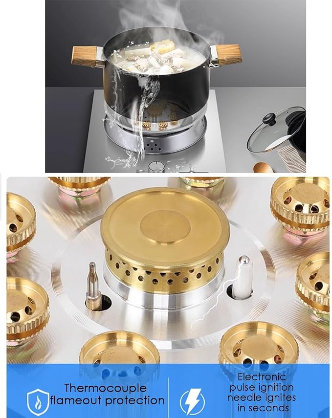 Estufa de Gas Empotrable o de Sobremesa 5.2 kW con Temporizador miniatura 6