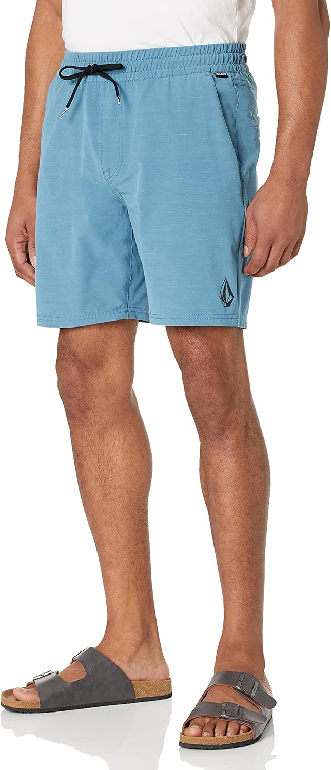 Volcom Men's Understoned 18" Elastic Waist Hybrid Short