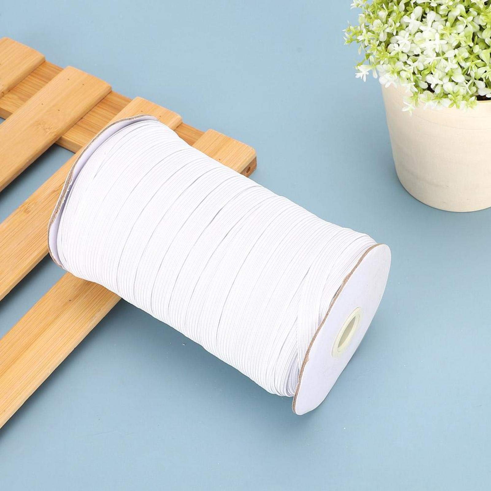 Cordon élastique Blanc - 10 Mm X 100 M