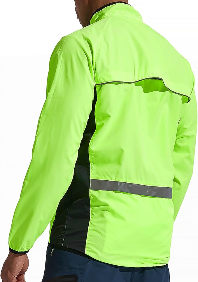Chaqueta rompeviento impermeable para ciclismo hombre/mujer miniatura 2