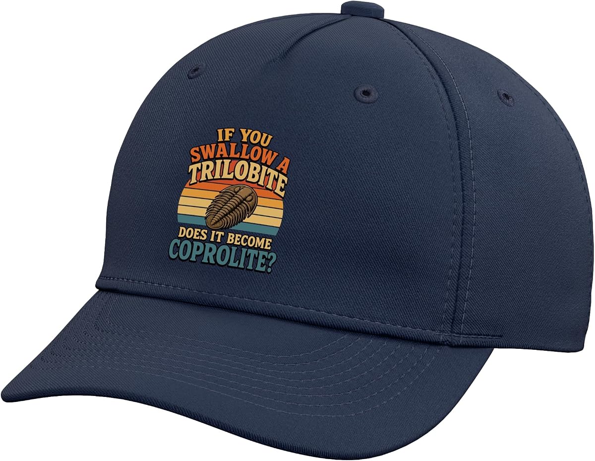 Funny Fossil Collector Trilobite Rockhound Adjustable Baseball Hat