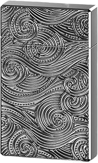 Metal Lighter, Butane Lighter, refillable Lighter, Classic Push Metal Blue Flame Lighter, Windproof Portable Lighter, Suitable for Outdoor, Candle, Collection, Men's Gift(D)