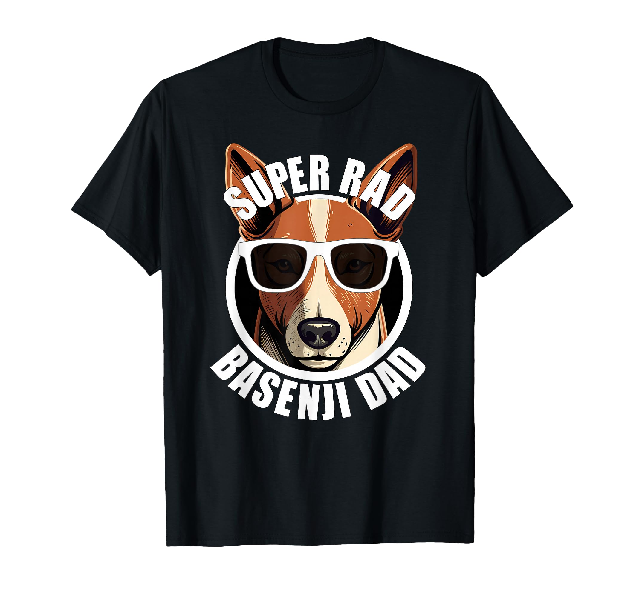 Basenji Funny Father’s Day Dog Dad Men’s T-Shirt