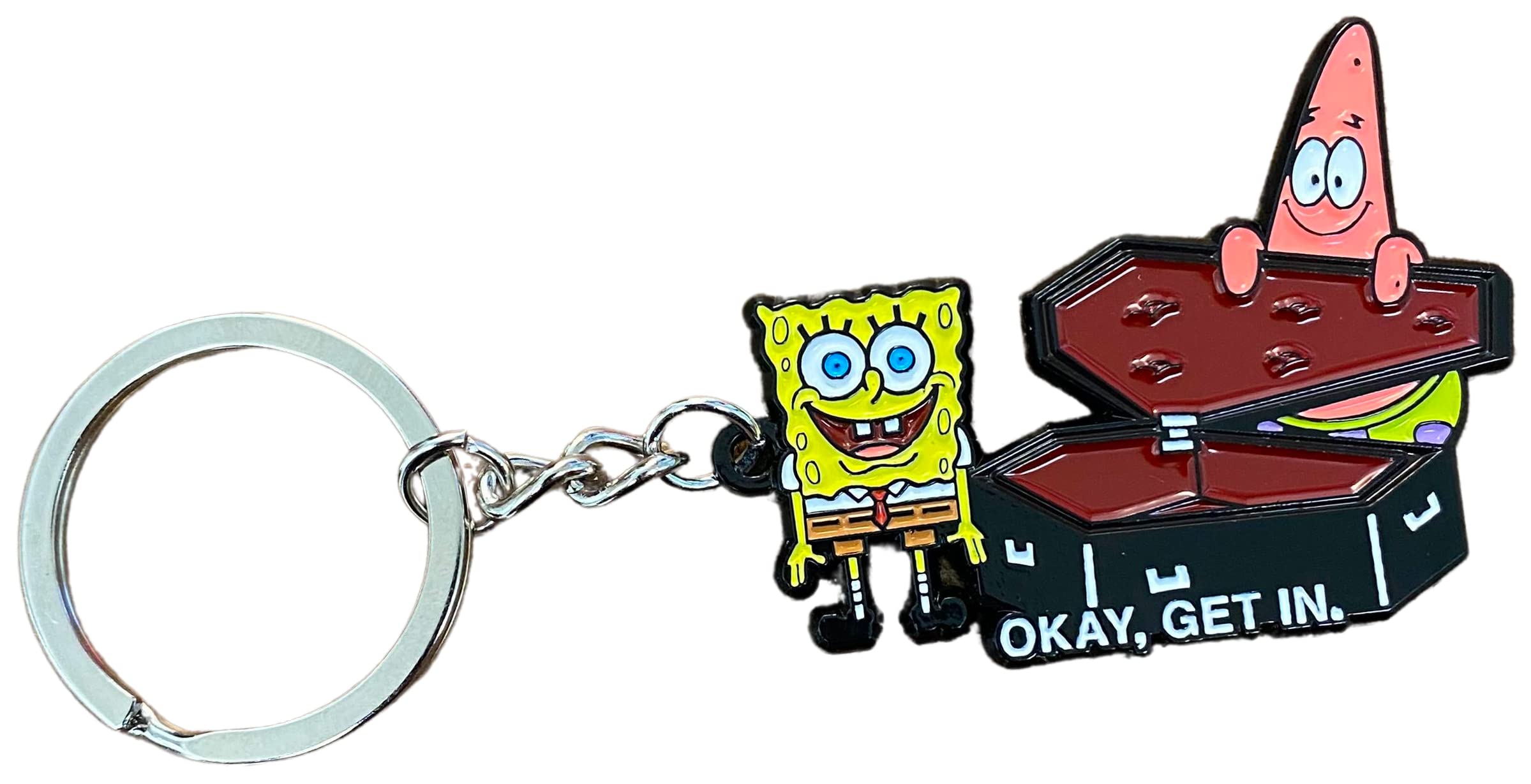 Zen Monkey Studios x SpongeBob Squarepants - Okay, Get in. Keychain