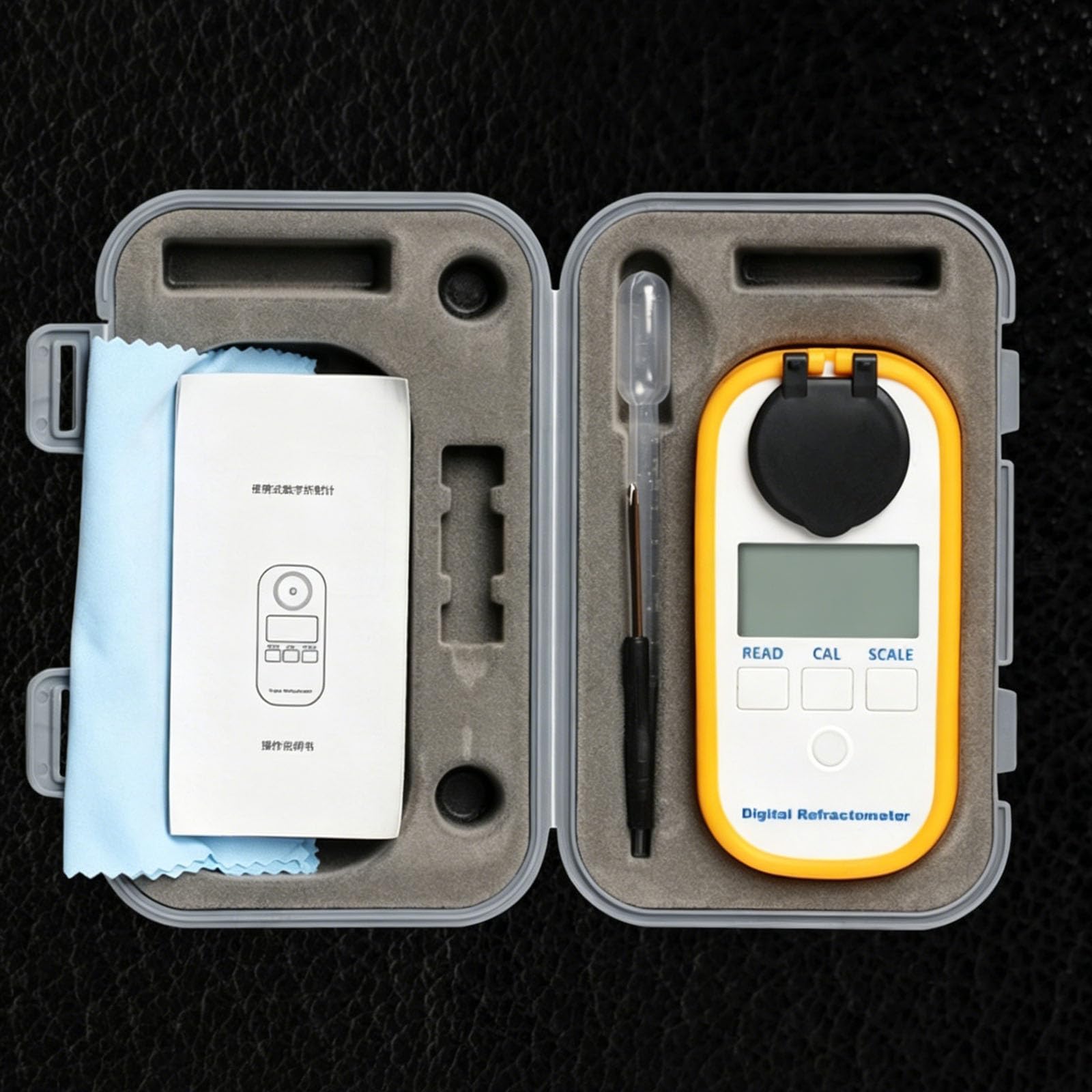 Refractómetro digital, hidrómetro de orina animal, medición de proteínas de suero de gravedad específica para orina, para perros y gatos veterinarios