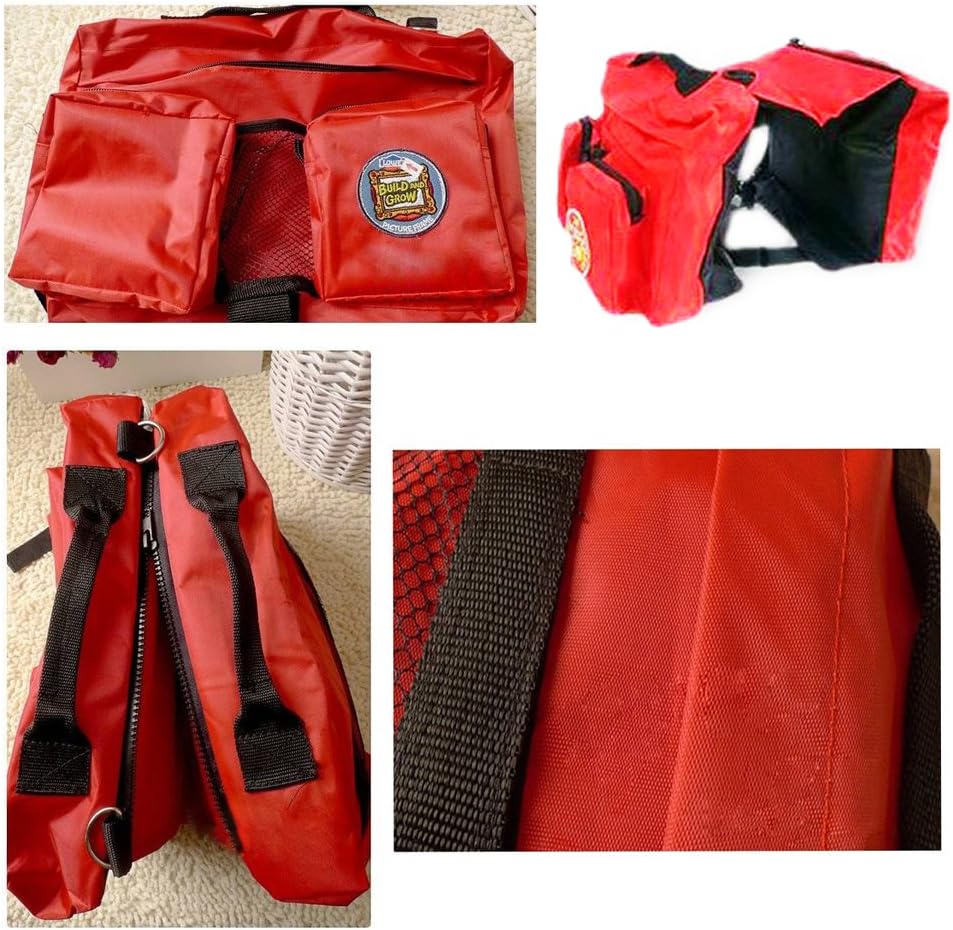 Petline Wander Pack Dog Backpack Harness Medium Or Large Dog,Red Pet Supplies