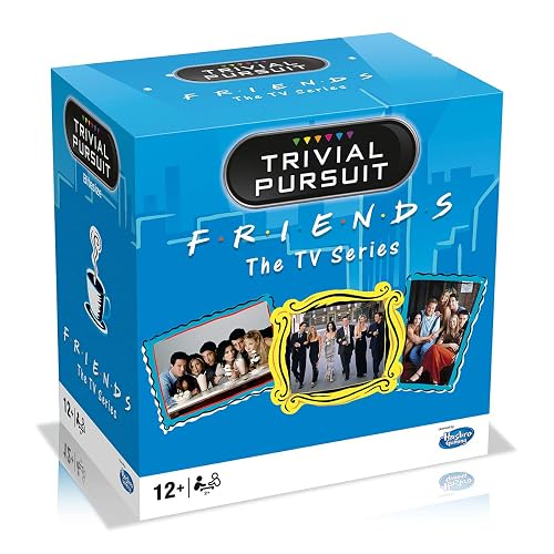 Winning Moves Trivial Pursuit Friends - Juegos De Mesa Niños 12 Años, Juegos De Mesa Adulto, Juego para 2+ Jugadores, Juego De Quiz, Trivia para Fans De Friends