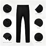 WULFUL 2 Ensemble de pantalons de veste de blazer à un bouton de pièce Slim Fit pour homme