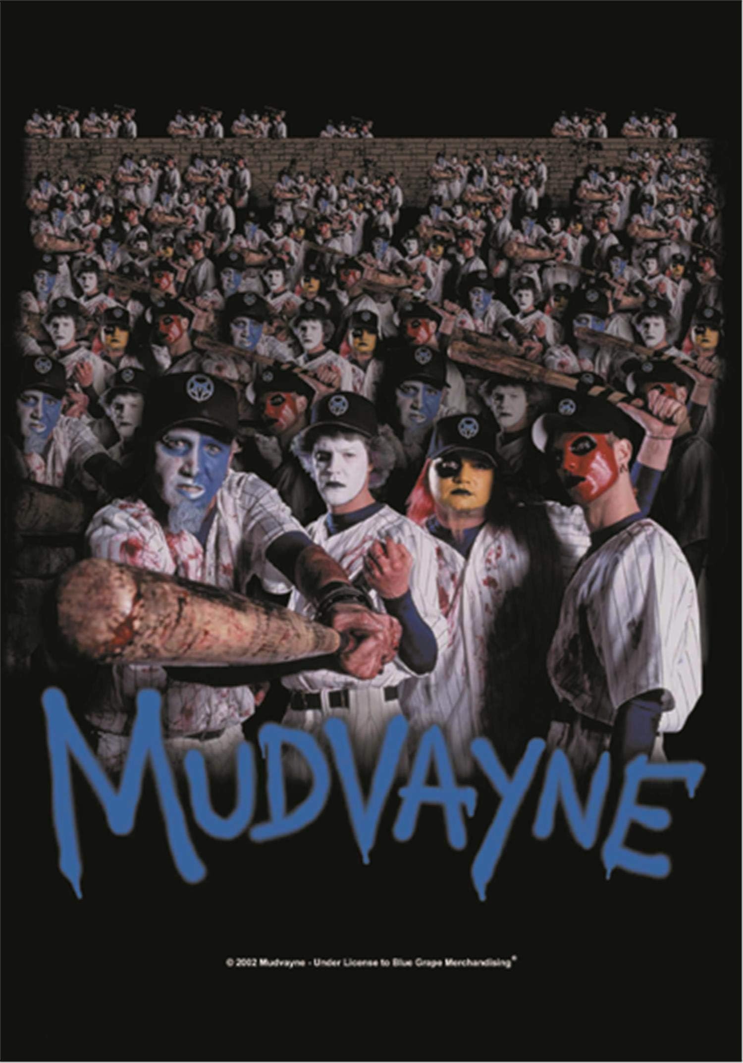 Heart Rock Original Mudvayne Furies Flag, Fabric, Multicoloured, 110 x 75 x 0.1 cm