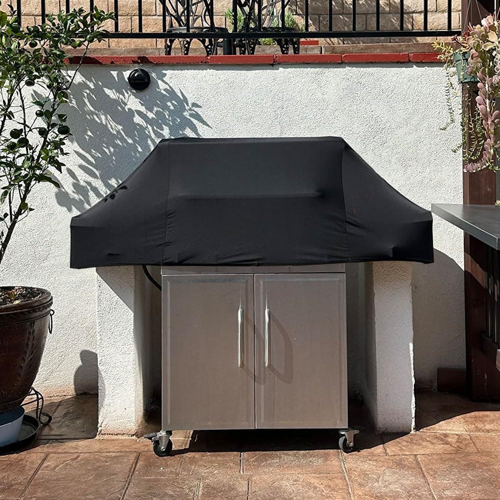 Short BBQ Grill Cover Lightweight Waterproof Outdoor Summer BBQ Gas Grill Covers 55 inches