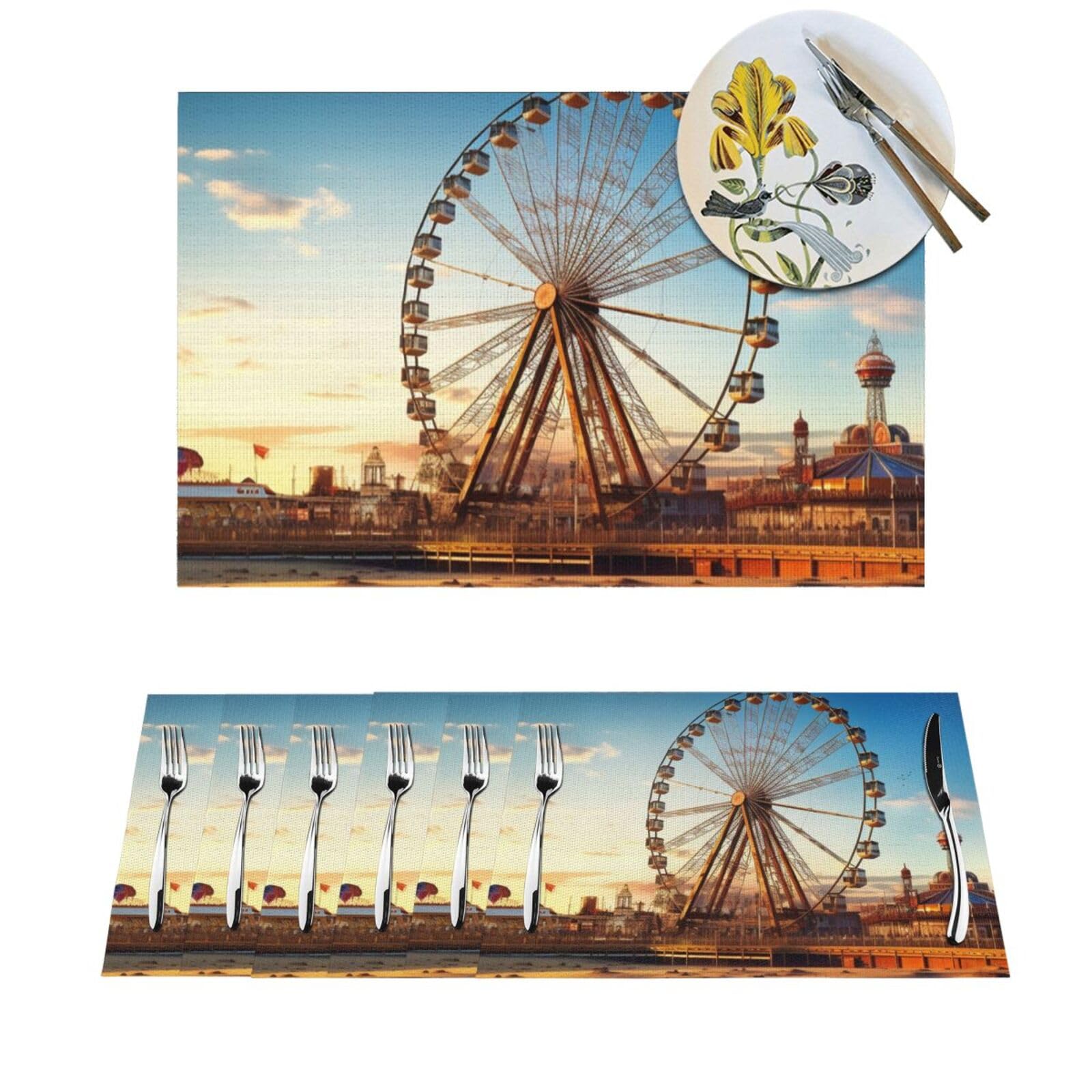 Sets de table antidérapants pour protéger la table des taches