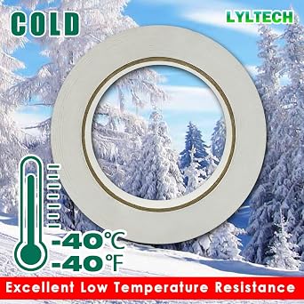 LYLTECH 164 Yards Freezer Tape 3 Rolls x 3/4 in x 54.7yd -3in Core