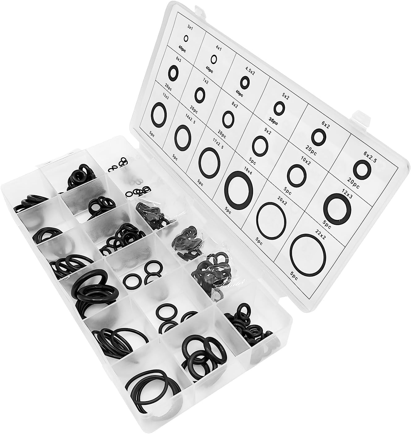 Gdnecad 300 PCS O-Ring Kit: Best for Garden Hose, Faucet & Irrigation Repairs