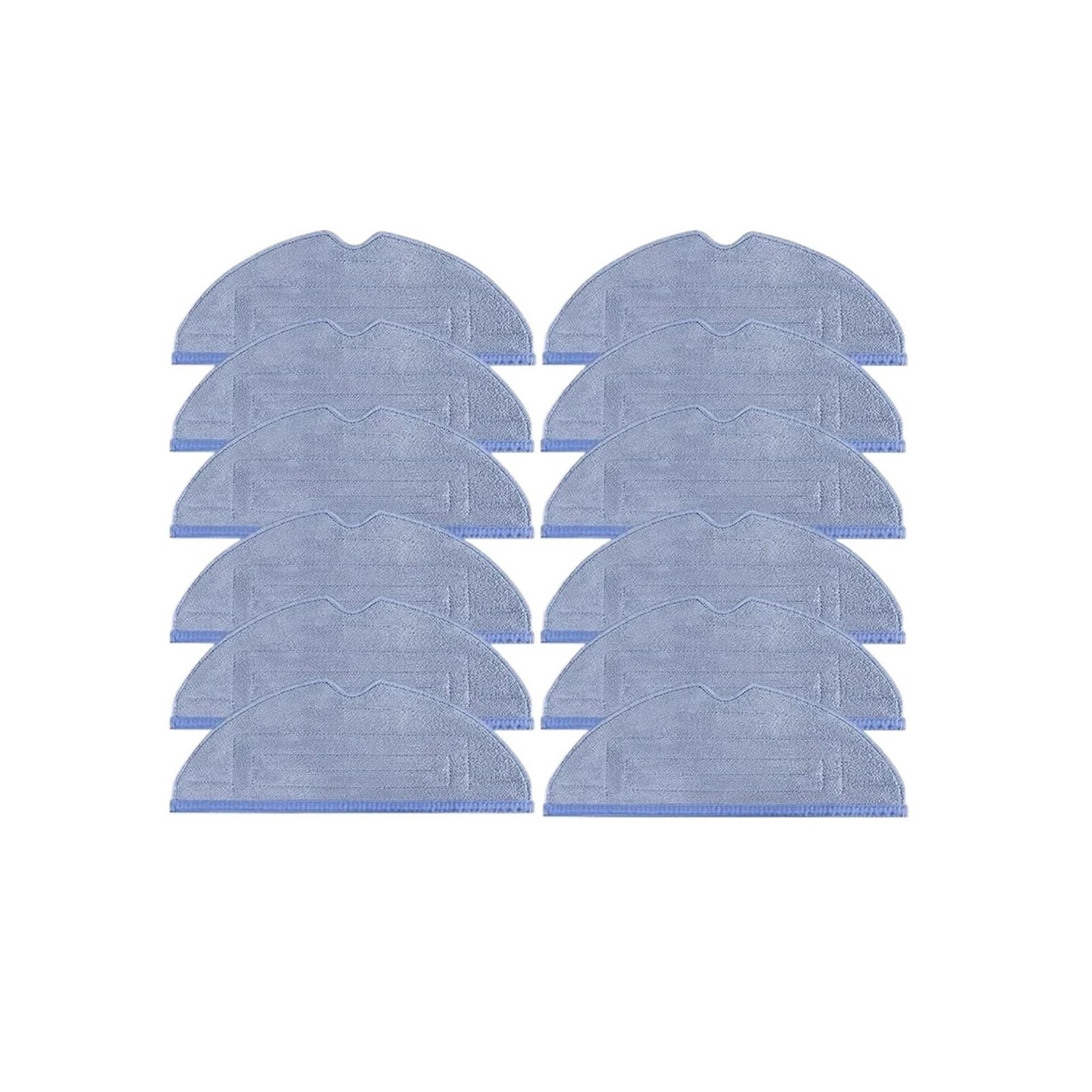 JWEINENL Robot Vacuum Mop Rags, Compatible For Roborock, T7S, T8 Plus, S7, S7Max, S7MaxV Ultra, S70, S75, G10, Replacement Pads(12pcs)
