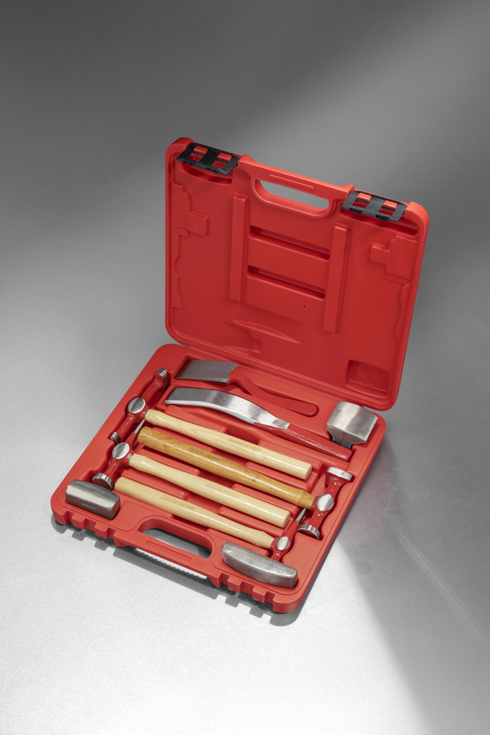 Sealey CB58 - Set di martelli e tassi da carrozziere, 9 pezzi