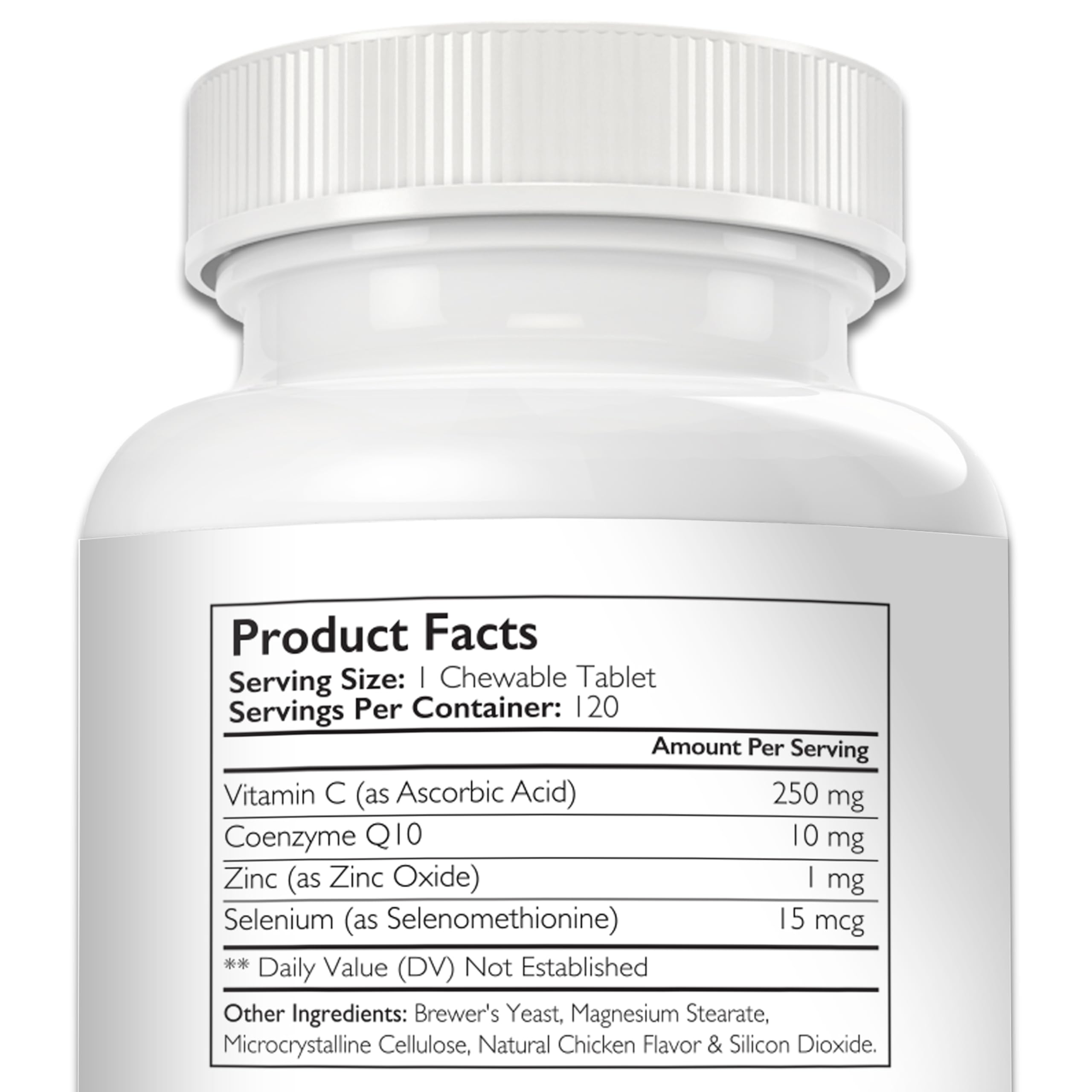 Vitamin C for Dogs to Support Cardiovascular Health, Help Strengthen the Immune System, Boost Free Radical Defenses and Sustain Collagen Synthesis, 120 Chewable Tablets — Amazon image 9